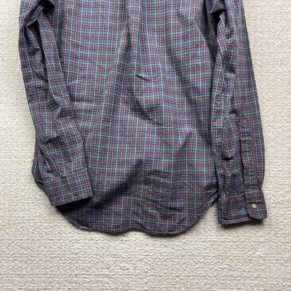 Polo Ralph Lauren Oxford Shirt Mens S Multicolor Plaid Long Sleeve Button Up - Picture 11 of 11